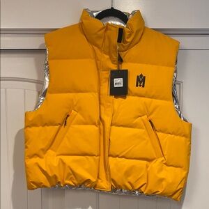 Mackage Silver and Orange Ski Jacket with Insulation